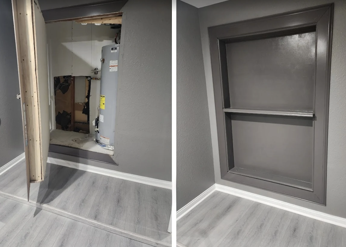 Interior flooring drywall and finish upgrade by Roe Construction
